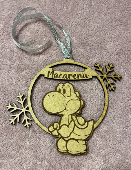 Bola de navidad personajes Nintendo Yoshi